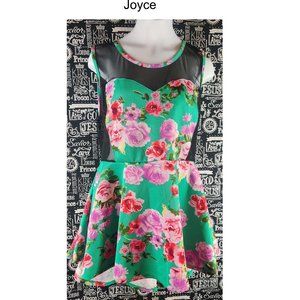 Joyce Fit & Flare Dress Sz L